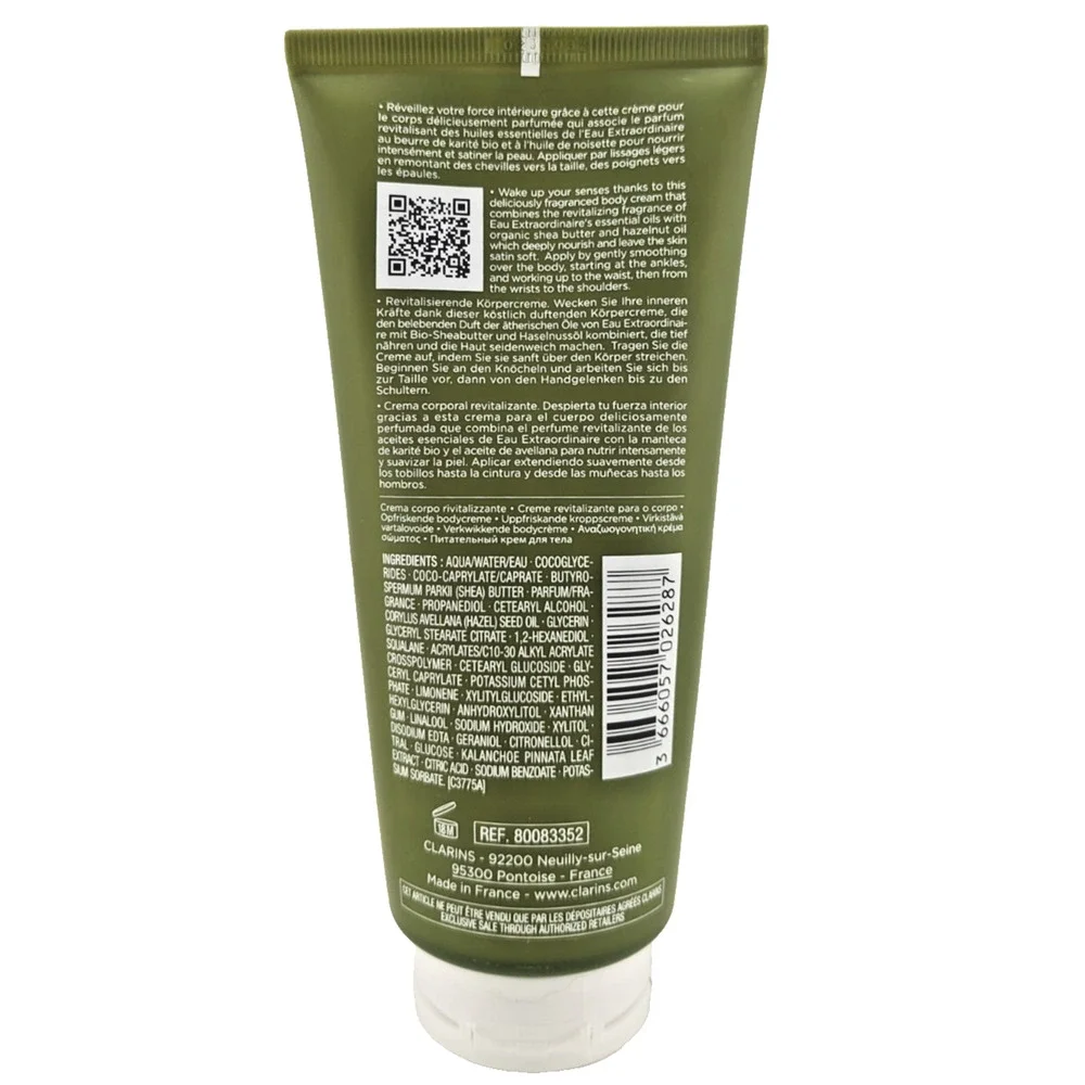 CLARINS AROMA EAU EXTRAORDINAIRE REVITALIZING SILKY BODY CREAM 200 ML/6.7 OZ.